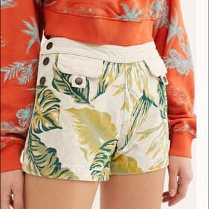 Free people We The Free Palm Springs Tropical print shorts